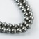 Glass beads, set 78 pcs., Diameter 1 pc. - 10 mm, silver color