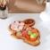Easter set ADELICA, Menzhitsa Hare, Egg stand 8 cells, D = 20 × 1.8 cm, thermonaclemes 7 pcs, birch