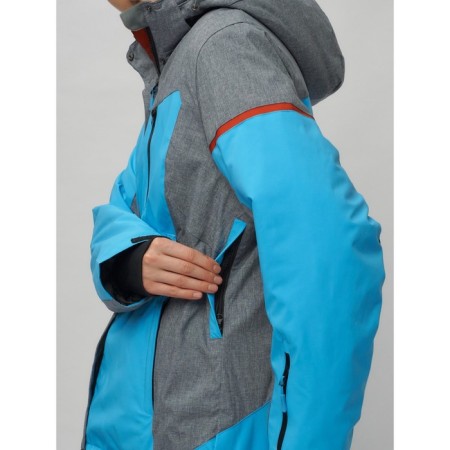 Ski suit female, size 56, blue color-27