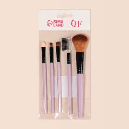 Set of makeup brushes "Soft", 5 objects, color mix-7
