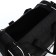 Sports bag with lightning, 3 outer pockets, long belt, black color