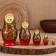 Matryoshka 5 puppet "Tatyana", Khokhloma, 14-15 cm