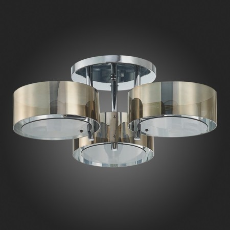 Ceiling EVOLUCE lamp. SL483.702.03. Foresta. 3x40 watts, E27, 60x60x20 cm, chromium color-4