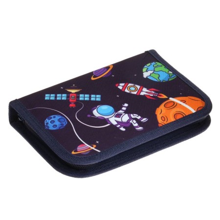 School Penal on Lightning, fabric 13 x 19.5 cm "Cosmos", 1 section-1