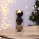 Christmas balls New Year's "Milky Way", for the New Year, plastic, d = 6, 3 pcs., Black gold