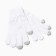Female gloves, white color, size 18