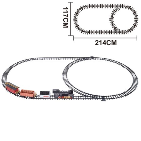 The Classic railway, radio control, light and sound, with smoke, works from the battery-1