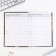 Set "Golden Teacher": A5 diary A5 160 sheets, planing 50 sheets and pen Plastic