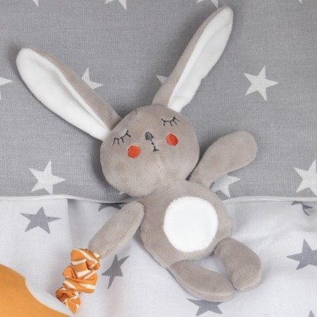 Musical Suspension "Bunny Bonnie", with a squeak, on a crib, stroller, crumb I-8