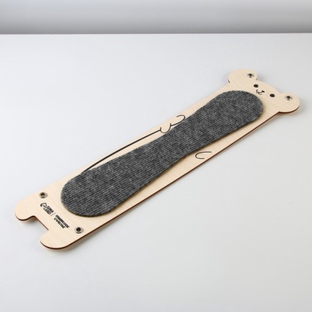 Plywood clawed with a “mouse”, 50 x 14 cm-1