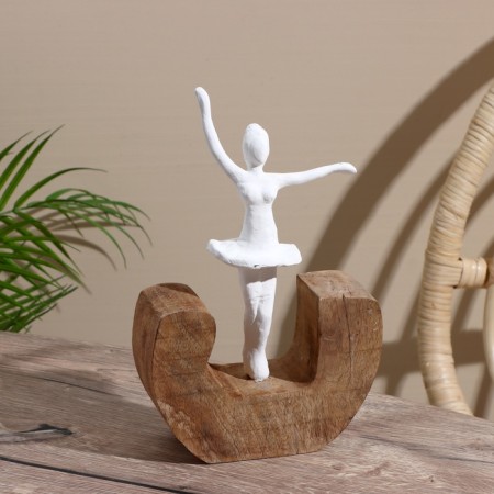 Souvenir "Ballerina" Polim. resin, mankid tree 18x7x24 cm