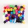 A set of parts for the decor "bombs", 80 pcs., Size 1 pc. - 1 cm, color mix