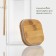 Glass Bank for bulk products with a bamboo lid and a spoon "Eco", 1.45 l, 11.5 × 10 × 19 cm