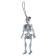 Skeleton joke, rubber, gray color
