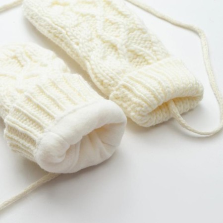 Women's mittens minku "knitted", 18 cm (6 1/2), cent-2