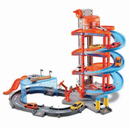 Set of game BBURAGO "Multi -level parking", Autotrek, with mobile elements, 1:43-2