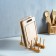 Stand for cutting boards and covers, 26 × 10.5 cm, 5 seats, bamboo