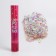 Pneumatic clap "Happy Birthday", 30 cm, pink