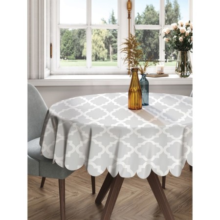 The tablecloth “Simple ornament”, round, Saten, d = 150 cm