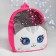 Baby backpack for a girl "cat", 24x4.5x26 cm