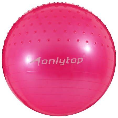 Fitball ONLYTOP D = 65 cm, 1000 g, semi -massage, MIX color-9