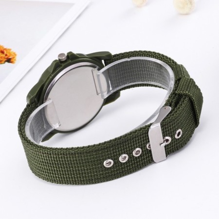 Men's wristwater male Genius Army, D-4.5 cm, Tekstil Strap 23.5 cm, Haki-1