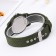 Men's wristwater male Genius Army, D-4.5 cm, Tekstil Strap 23.5 cm, Haki