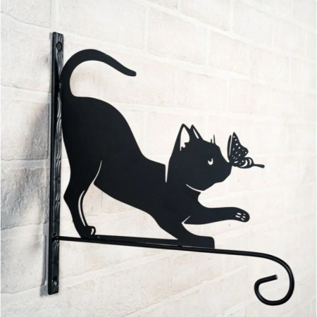 201-002b bracket 201-002b cat with a butterfly 29x2x30 cm-1