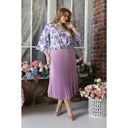 Women's dress, size 52, purple color-13