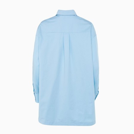 Women's suit (shirt, shorts) minku: oversize color blue, size 48-8
