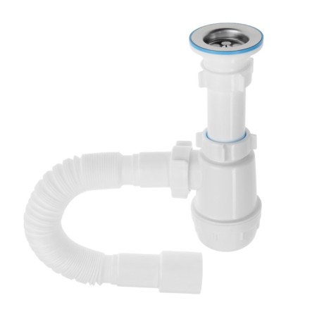 Siphon for sipi "Ani Plast" Varangian VA0115, 1 1/2 "x 40 mm, with corrugation 40 x 40/50 mm