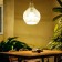 Lumber Ceiling from the rattan "Lukman" 1x120W, E27, 20x20x25 cm