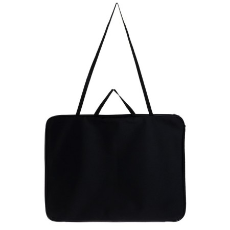 A2 folder with handles, textiles, 670 x 500 mm, PDM-5, calligrata, black-1