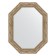Mirror in the baguette frame, vignette antique silver 85 mm, 65x85 cm