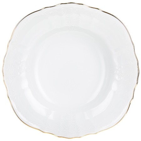 Round bernadotte salad, decor "Golding Gold", 25 cm