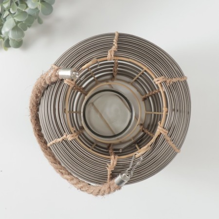 Click Plastic for 1 candle "Amphora" brown 11x20x26 cm-2