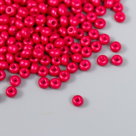 Glass beads 6/0 "ruby wine" 15 g