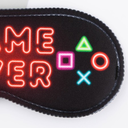 Dream mask Game Over, 19.3 x 9.5 cm, black color-2