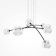 Suspension lamp Maytoni Mod172PL-06B, 6XG4, 20W, 130x340.7 cm, black color