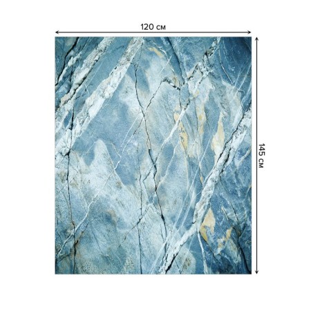 The tablecloth “Marble Keramin”, rectangular, Saten, size 120x145 cm-1