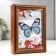 Key "Butterfly" walnut 15x21 cm