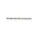 The metal drill elongated Matrix, 10x184 mm, HSS, cylindrical shank, 5 pcs.