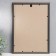 Photo frame plastic 25x35 cm, aged gold (plastic screen)