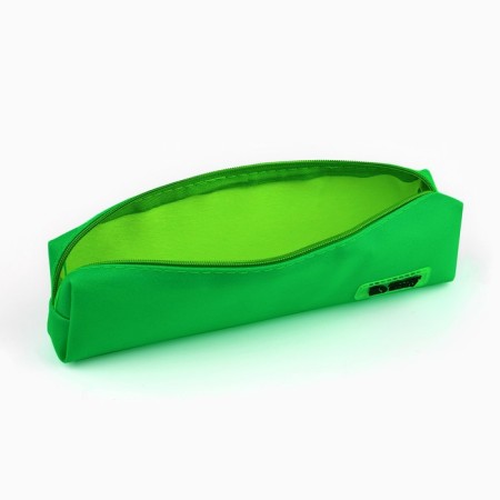 Artificial leather pencil case Artfox Study, 21*4*4 cm, green-1