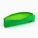 Artificial leather pencil case Artfox Study, 21*4*4 cm, green