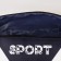 Sports bag, lightning department, side grid, long belt, dark blue color