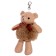 Soft toy "Bear-boy", knitted, brown color, 17 cm