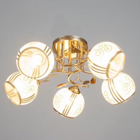 Greta chandelier 5x40W E27 Gold Model: 2600553-1