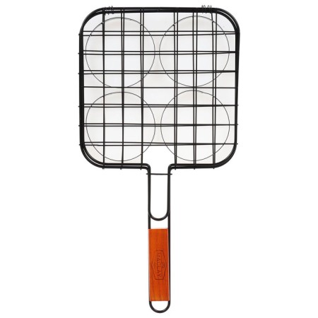 Решётка гриль для бургеров maclay, 25x25 см, нержавеющая сталь, для мангала-7