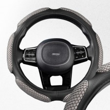 Leather braid, 6 pillows m gray Skyway, Eco, S01102241 grid